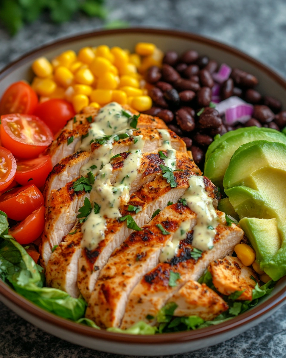 Southwest Chicken Salad Bowl