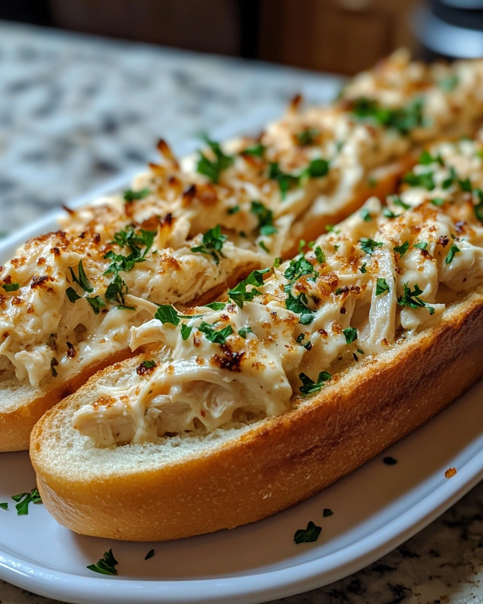 Parmesan Garlic Chicken Sandwich Filling