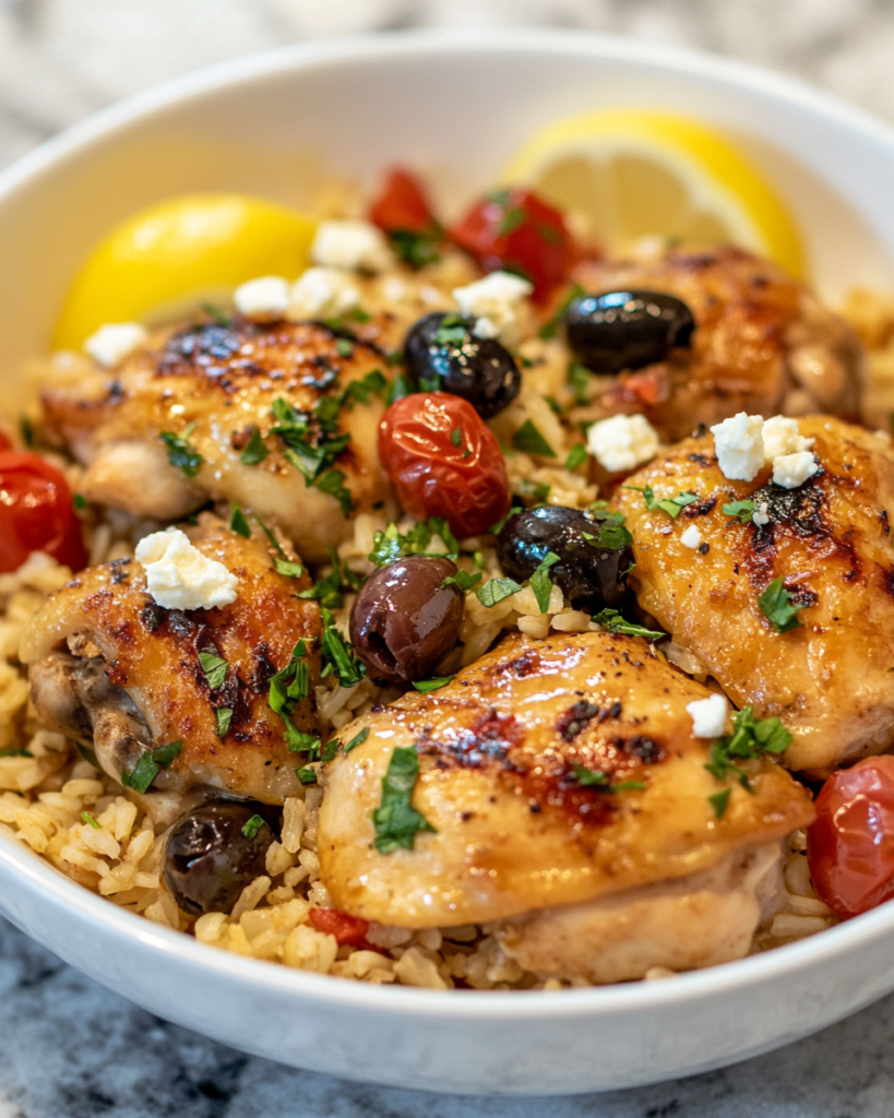 Easy Mediterranean Chicken and Rice – The Best Mediterranean Chicken and Rice You'll Ever Try