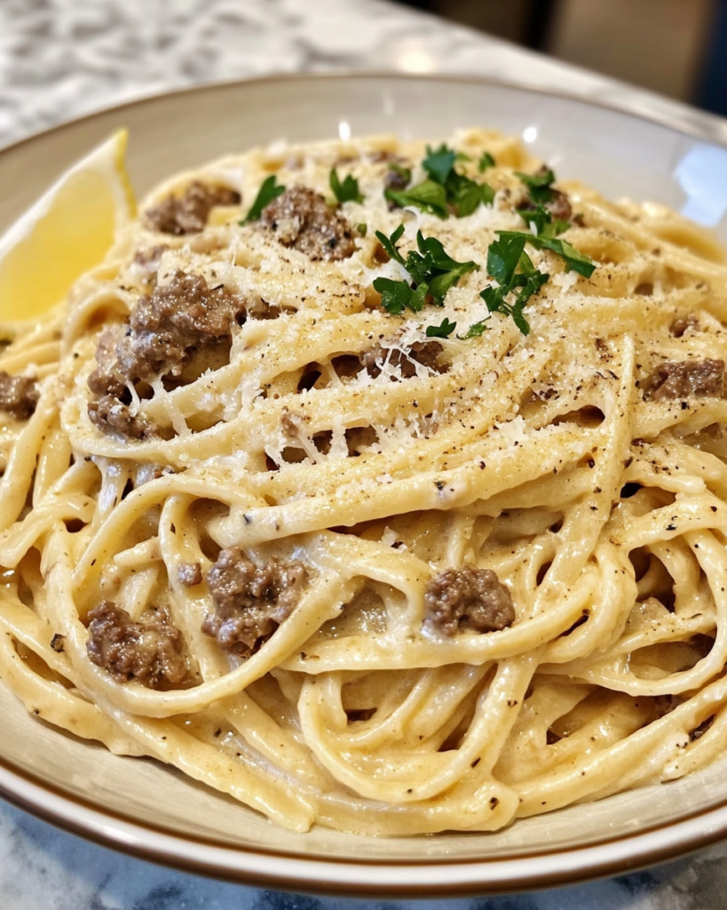 Easy Cajun Beef Alfredo Linguine – The Best Cajun Beef Alfredo Linguine You'll Ever Try