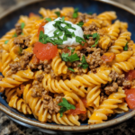 Easy Creamy Beef Taco Pasta – The Best Creamy Beef Taco Pasta You'll Ever Try