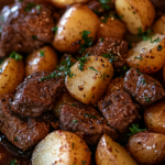 Easy Garlic Butter Beef & Potatoes – The Best Garlic Butter Beef & Potatoes You'll Ever Try