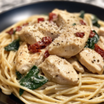 Easy Creamy Tuscan Chicken Spaghetti – The Best Creamy Tuscan Chicken Spaghetti You'll Ever Try