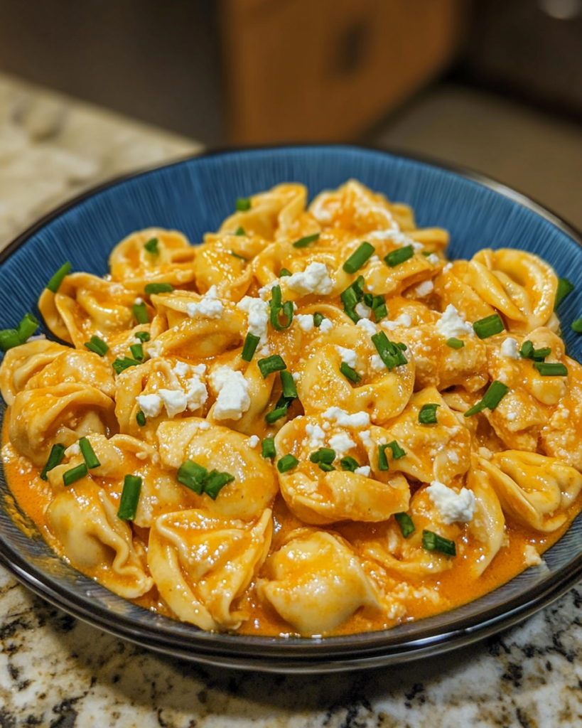 Easy Buffalo Chicken Tortellini – The Best Buffalo Chicken Tortellini You'll Ever Try