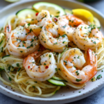 The Easiest Garlic Shrimp Zucchini Pasta You'll Ever Make