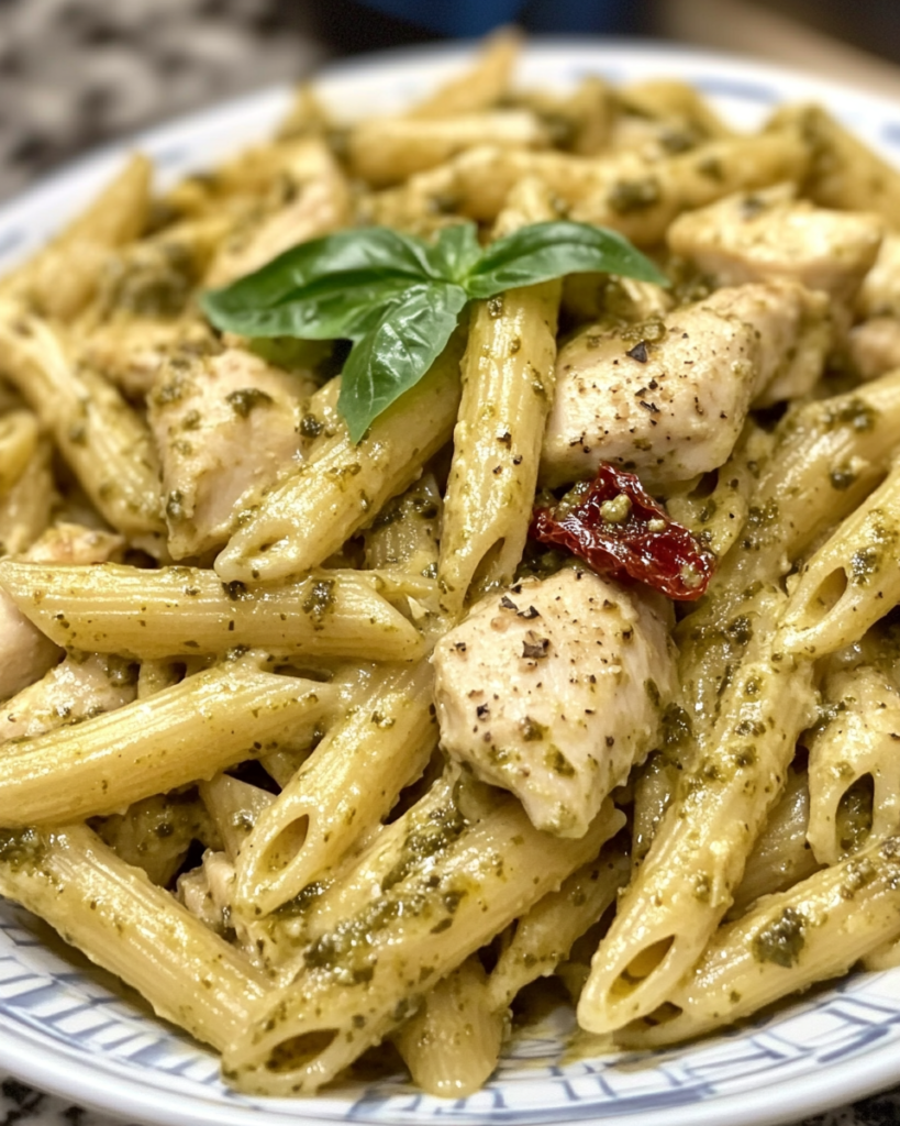 Creamy Pesto Chicken Penne – Quick, Easy & Delicious