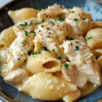 The Best Garlic Parmesan Chicken Shells Recipe