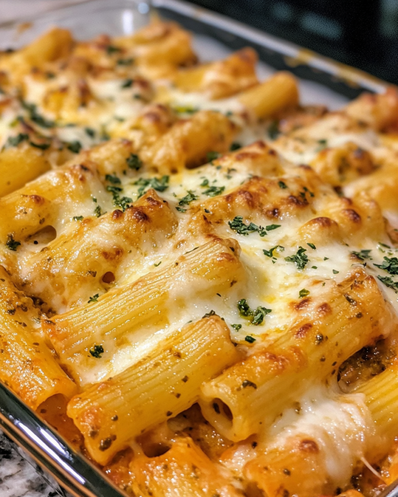 Baked Pesto Mozzarella Pasta – Quick, Easy & Delicious