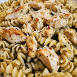 Homemade Pesto Alfredo Chicken Rotini – Better Than Takeout