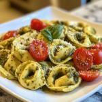 Easy Pesto Parmesan Tortellini Recipe