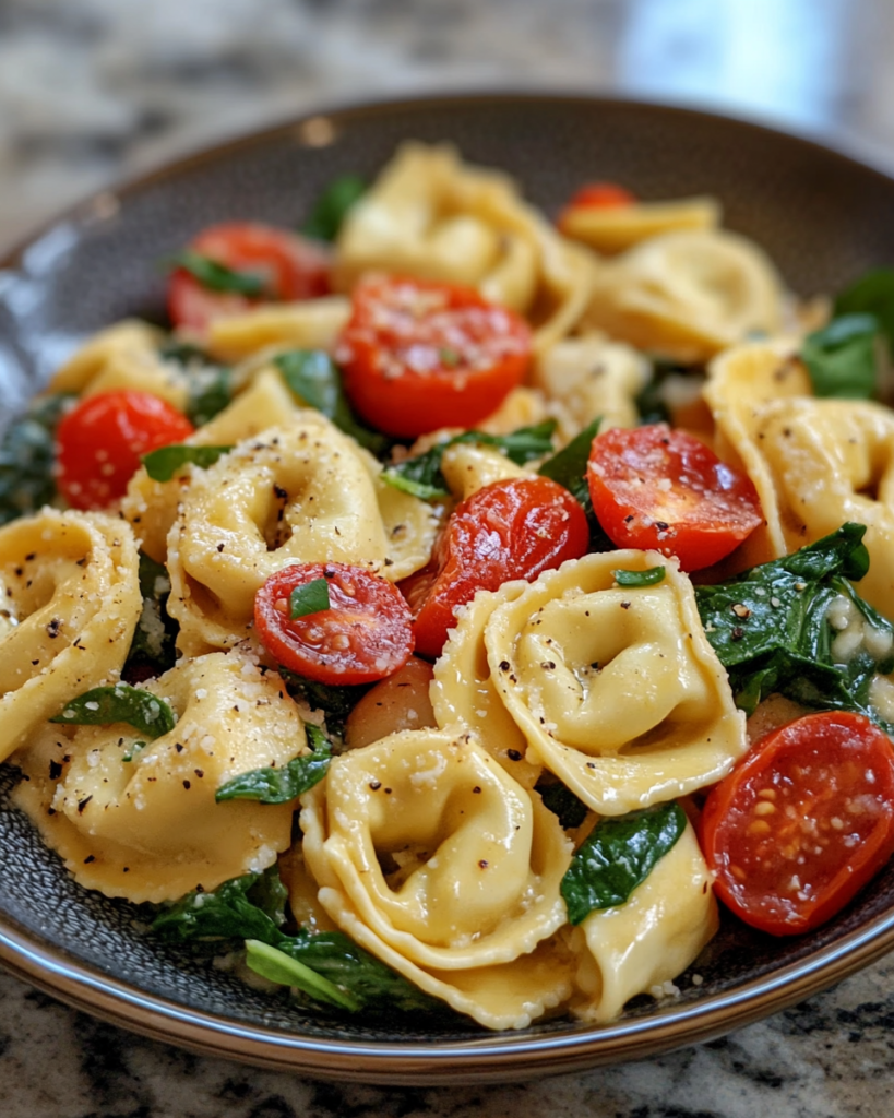 Simple Mozzarella Tomato Tortellini You'll Actually Make Again