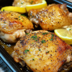 The Only Lemon Pepper Roasted Chicken Thighs Recipe You'll Ever Need