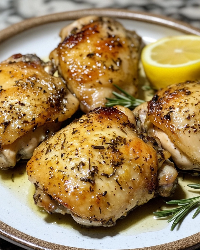Simple Lemon Rosemary Chicken Thighs You'll Actually Make Again