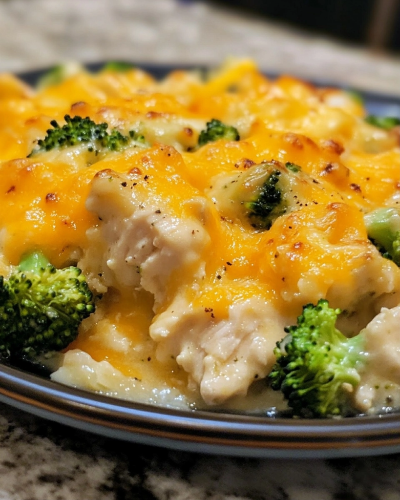 Homemade Cheesy Broccoli Chicken Casserole – Better Than Takeout