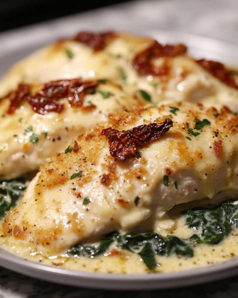 The Only Creamy Tuscan Chicken Bake Recipe You'll Ever Need