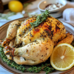 The Easiest Garlic Herb Whole Chicken You'll Ever Make