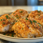 The Easiest Parmesan Crusted Chicken Thighs You'll Ever Make