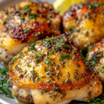 The Best Herb Butter Chicken Thighs Recipe