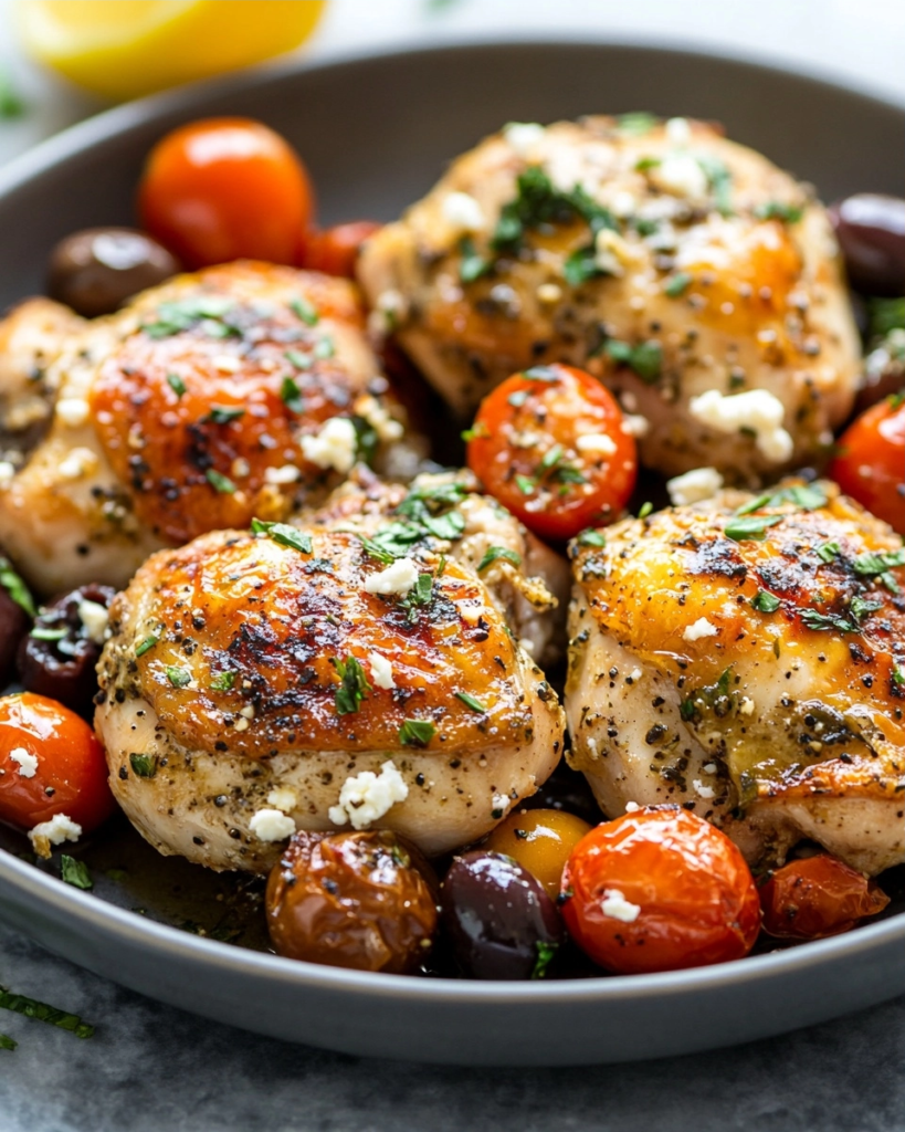 Easy Mediterranean Chicken Thighs Recipe