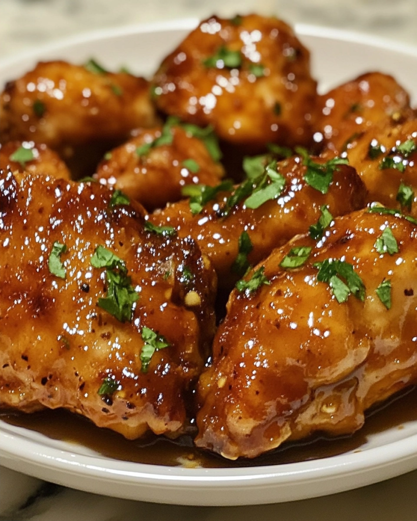 The Best Honey Garlic Chicken Bake