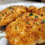 The Best Parmesan Crusted Chicken Thighs Recipe