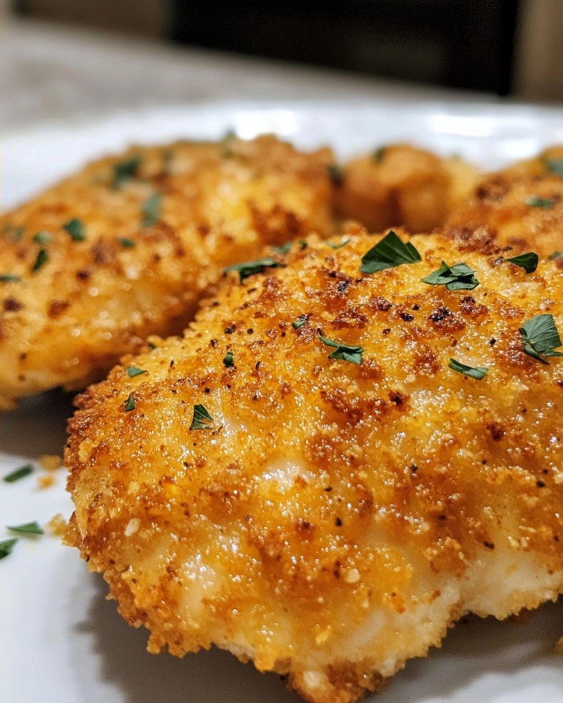 The Best Parmesan Crusted Chicken Thighs Recipe