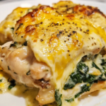 Simple Cheesy Spinach Chicken Thigh Bake You'll Actually Make Again