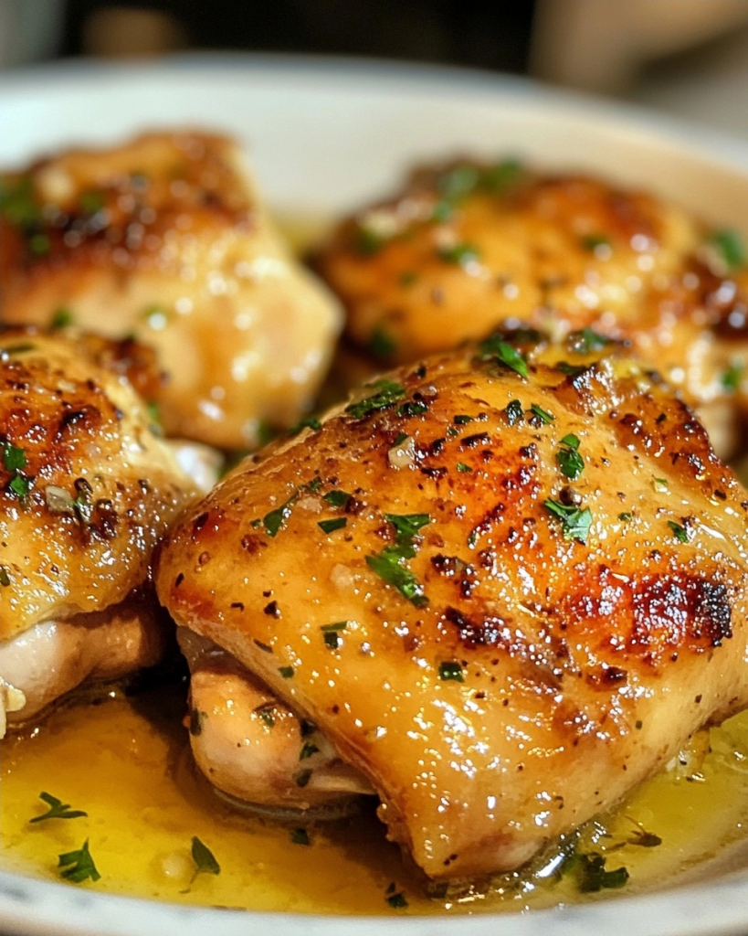 Easy Garlic Lemon Chicken Thighs Recipe