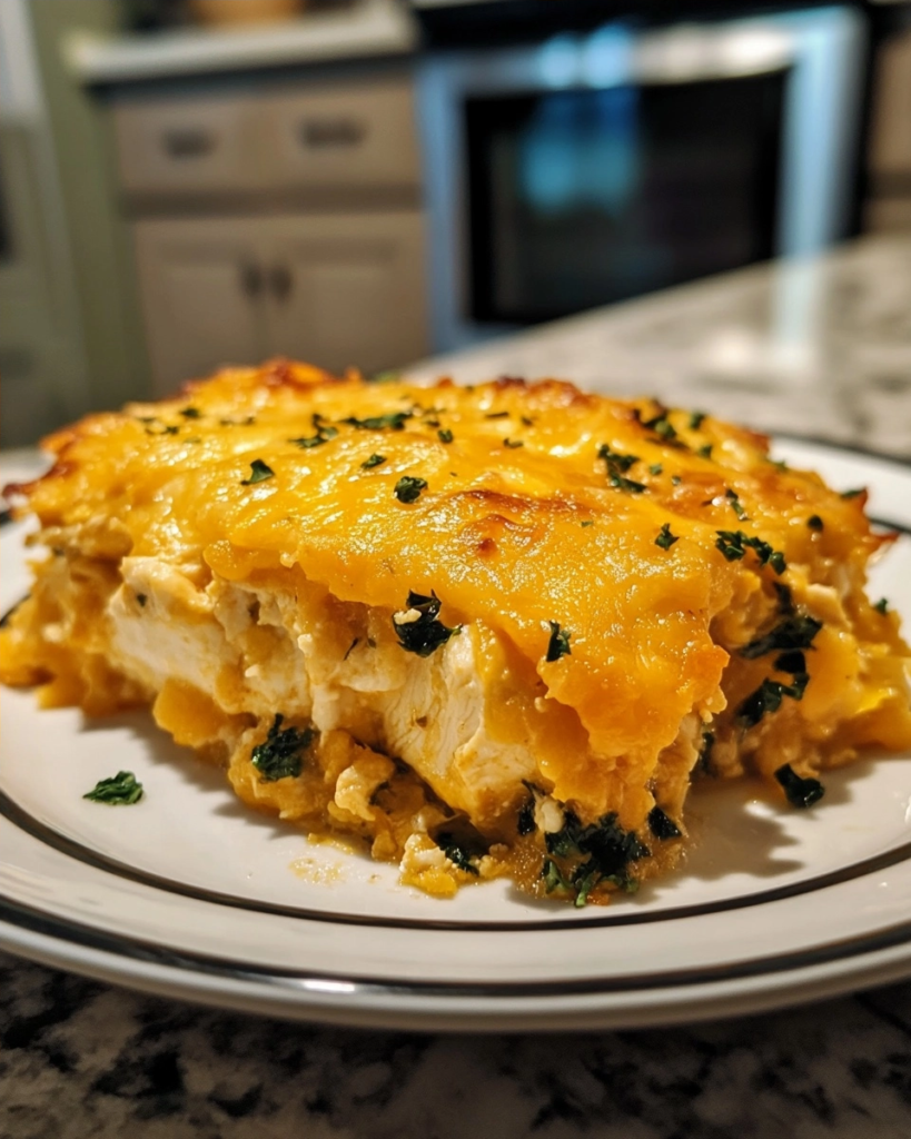 Easy Cheddar Chicken Bake Recipe