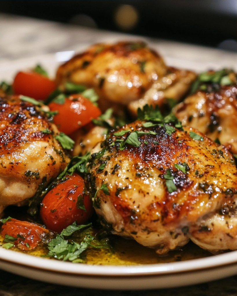Easy Mediterranean Chicken Thighs Recipe
