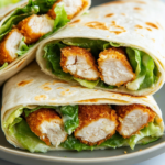 The Best Crispy Chicken Caesar Wraps Recipe