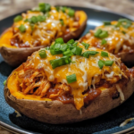 Simple BBQ Chicken Stuffed Sweet Potatoes You'll Actually Make Again