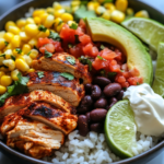 Easy Chicken Street Taco Bowls Recipe