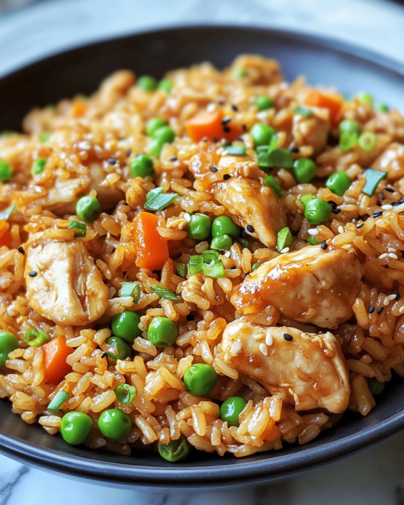 Easy Teriyaki Chicken Fried Rice Recipe
