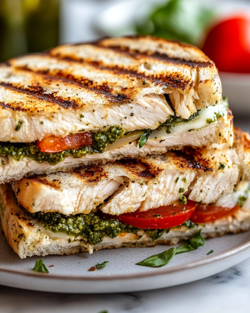 Homemade Chicken Pesto Panini – Better Than Takeout