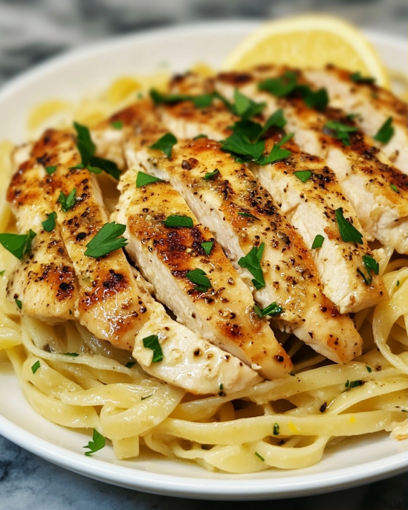 The Best Garlic Butter Chicken Noodles Recipe