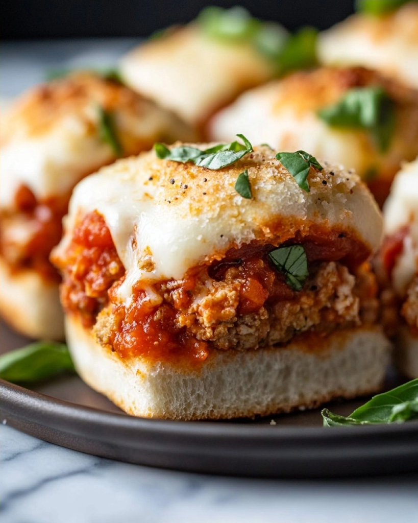 Easy Chicken Parmesan Sliders Recipe