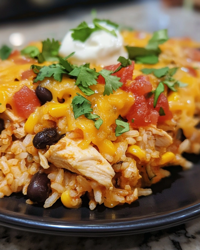 Homemade Chicken Burrito Rice Bake – Better Than Takeout