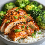 Homemade Honey Garlic Chicken Rice Bowls – Better Than Takeout