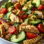 The Easiest Chicken Avocado Pasta Salad You'll Ever Make