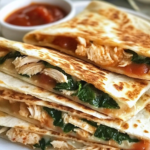 Easy Chicken Spinach Quesadillas Recipe