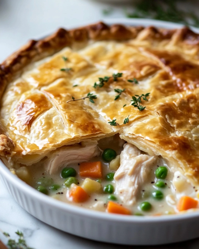 Simple Creamy Chicken Pot Pie Bake You'll Actually Make Again