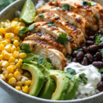 The Best Chicken Salsa Verde Rice Bowls Recipe