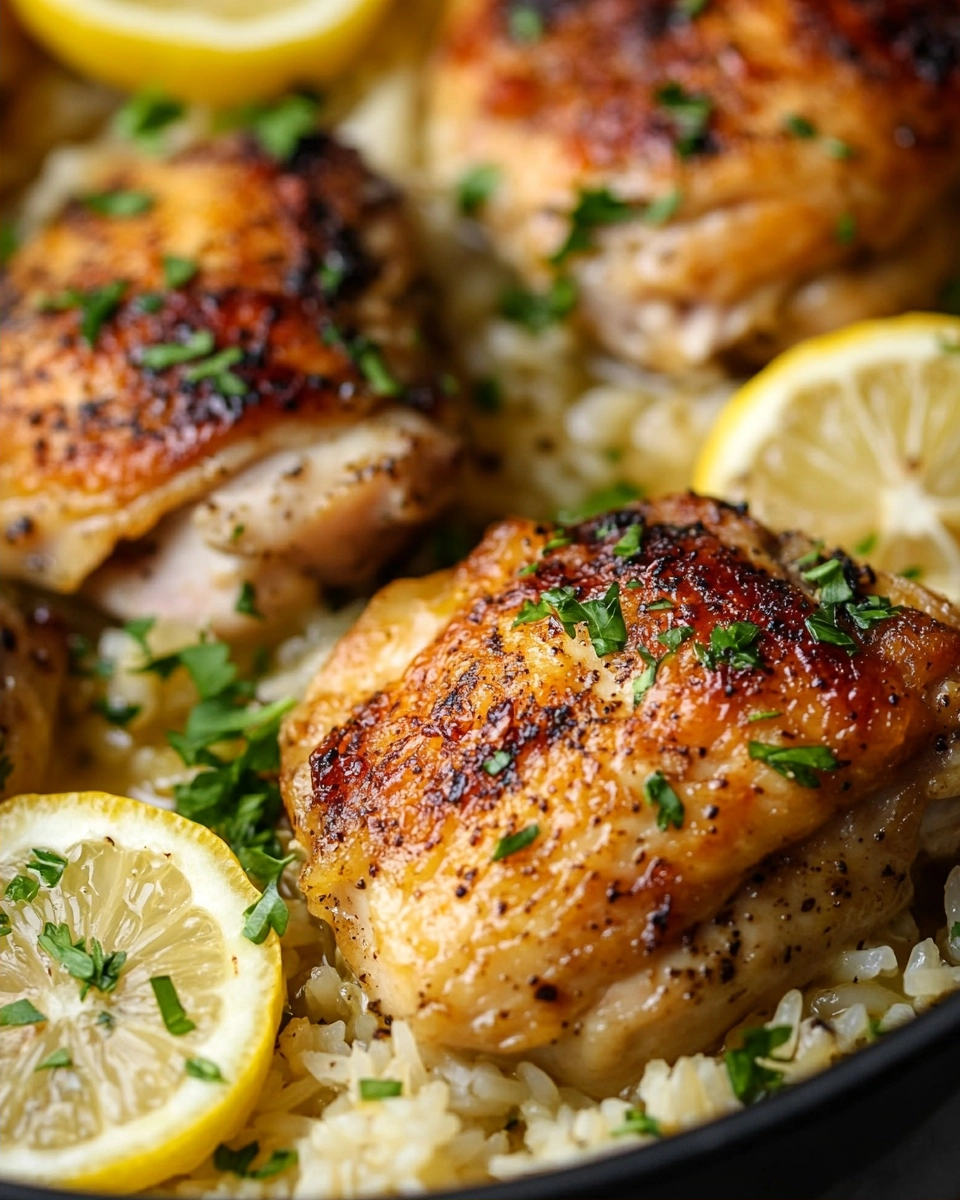 The Easiest One-Pan Lemon Herb Chicken and Rice You’ll Ever Make