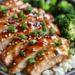 Easy Honey Garlic Chicken Rice Bowls Recipe