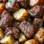 The Easiest Garlic Butter Steak Bites and Potatoes You'll Ever Make