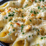 Easy Chicken Alfredo Stuffed Shells Recipe