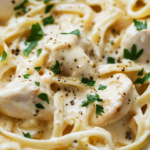 The Easiest Creamy Crockpot Chicken Alfredo You'll Ever Make