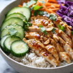 Homemade Thai Peanut Chicken Rice Bowls – Better Than Takeout