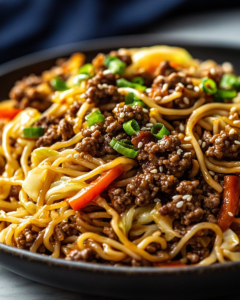 Homemade Ground Beef Lo Mein – Better Than Takeout